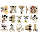 Термонаклейки для кукол "Mickey and Gucci", для белых тканей Ар. 481079